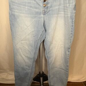 Maurices Denim Jeans with Gold Stitching